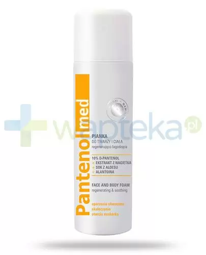 Ideepharm Pantenol Med pianka regenerująco-łagodząca do twarzy i ciała 150 ml zdjęcie