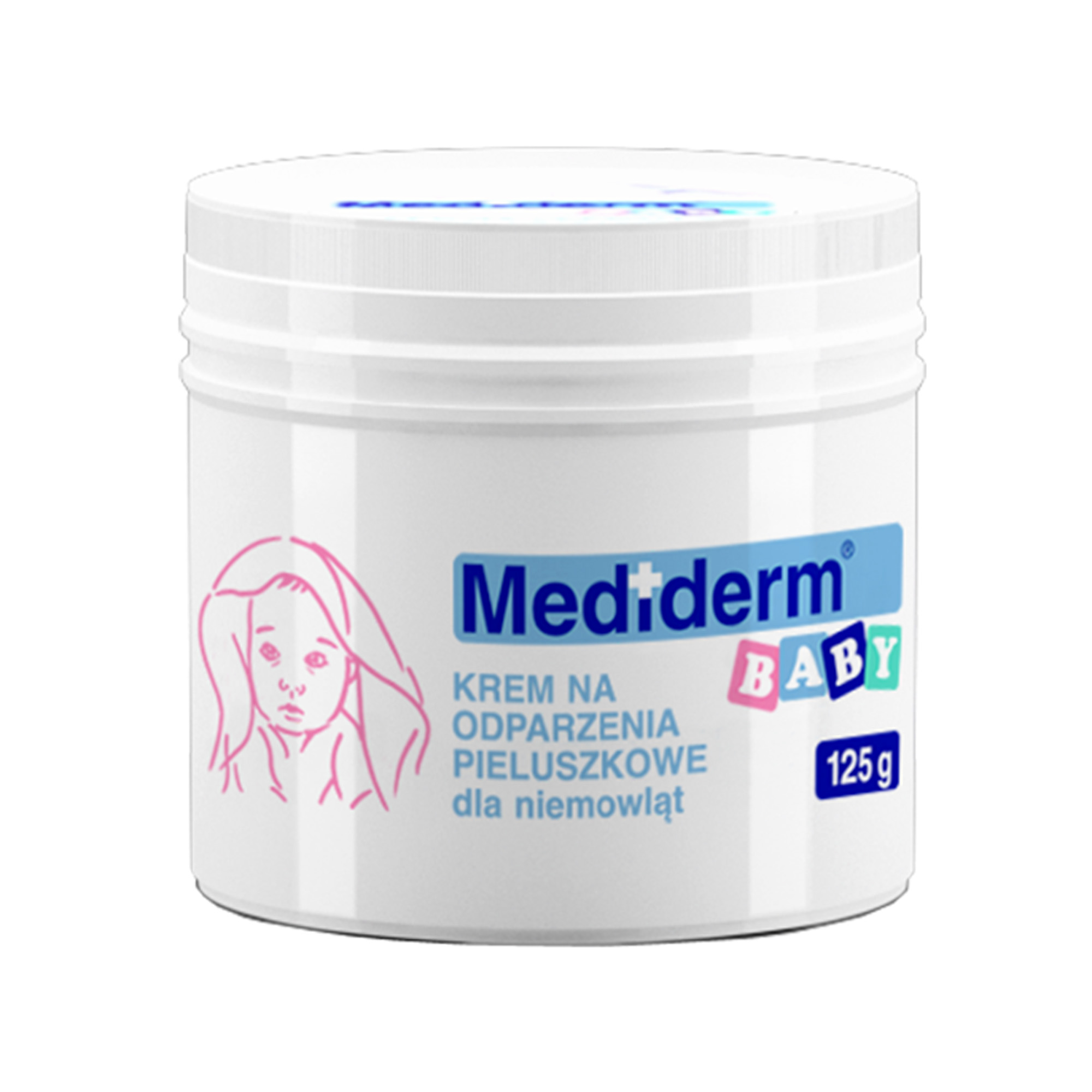 MEDIDERM BABY Krem na odparzenia pieluszkowe dla niemowląt, 125 g zdjęcie