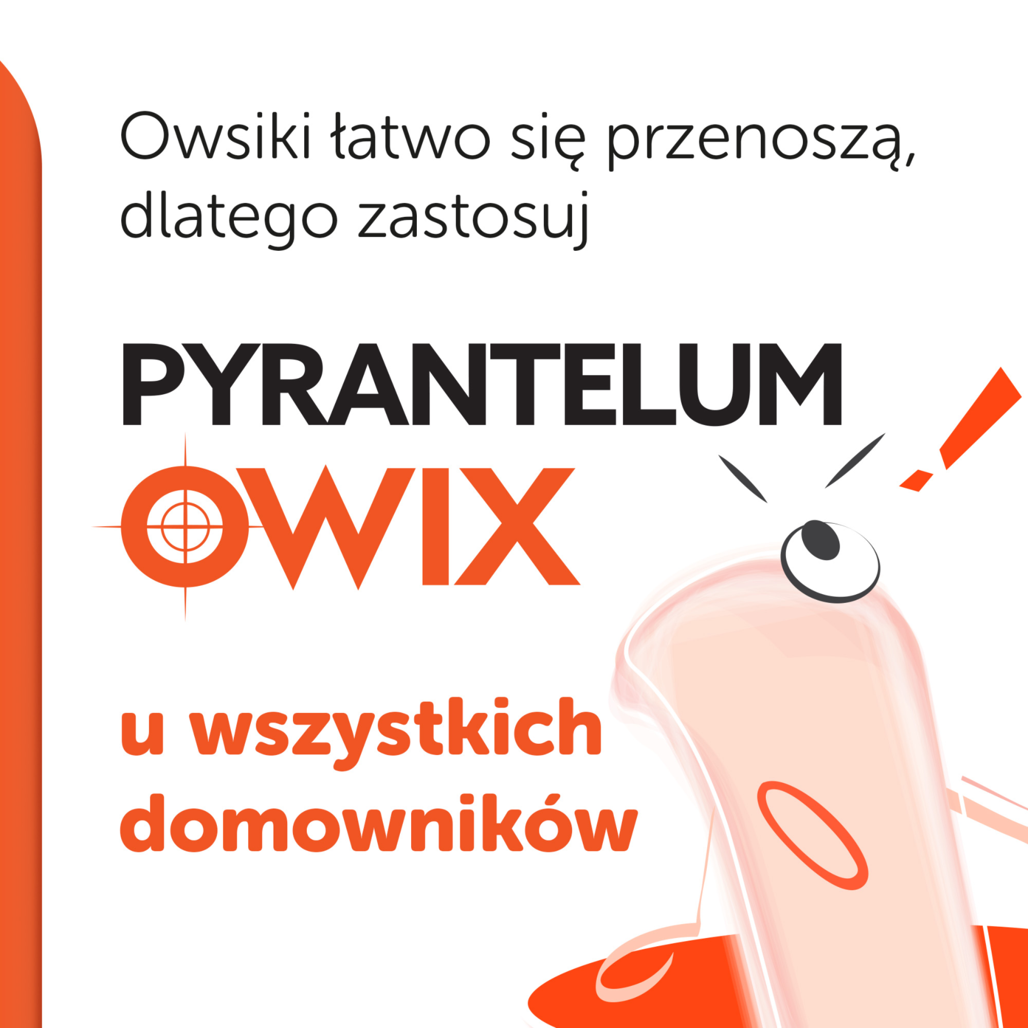 Pyrantelum OWIX, 250 mg/5 ml, zawiesina doustna, 15 ml