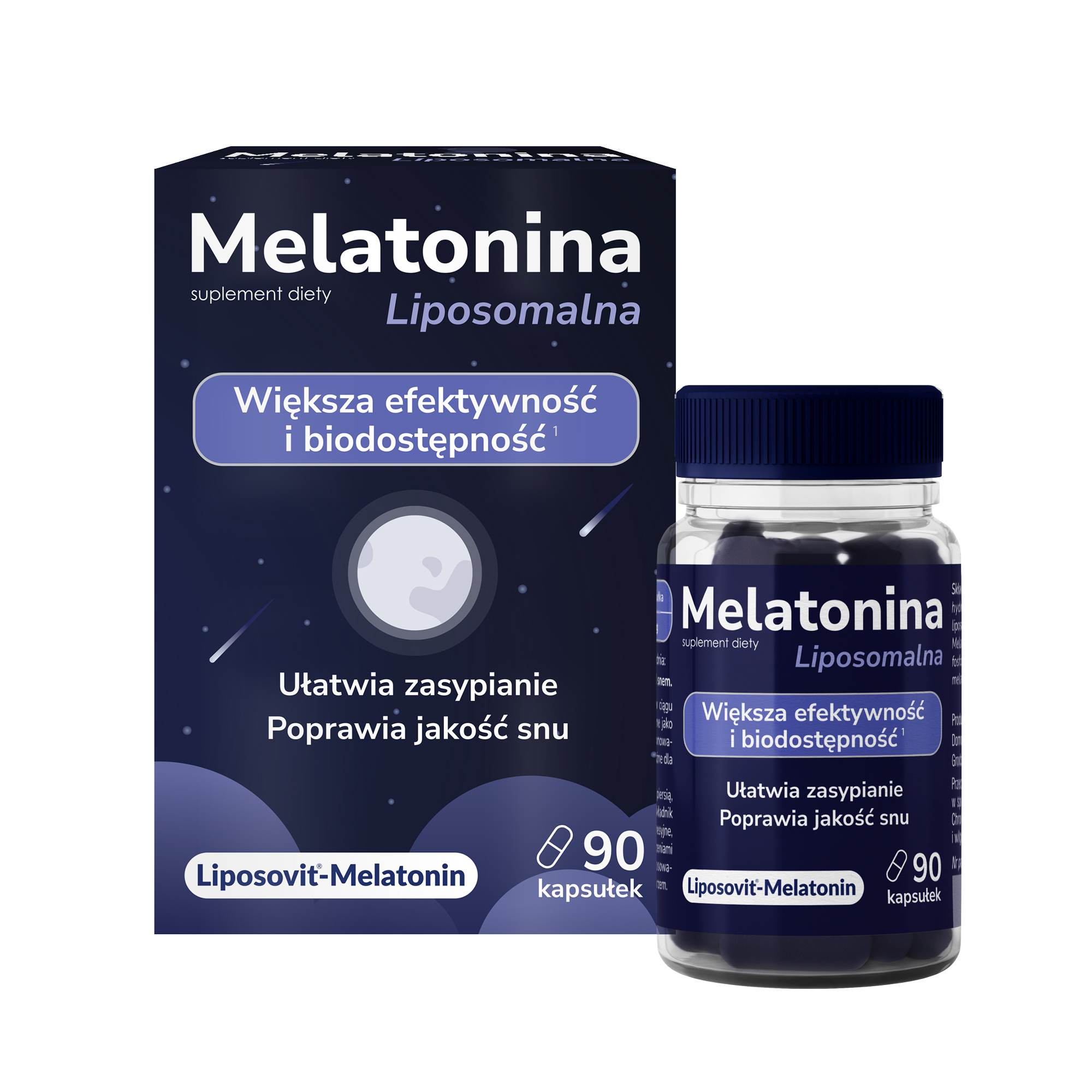 Melatonina Liposomalna, 90 kapsułek zdjęcie
