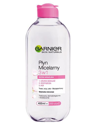 GARNIER SKIN NATURALS Płyn micelarny 3w1 do skóry wrażliwej - 400 ml zdjęcie