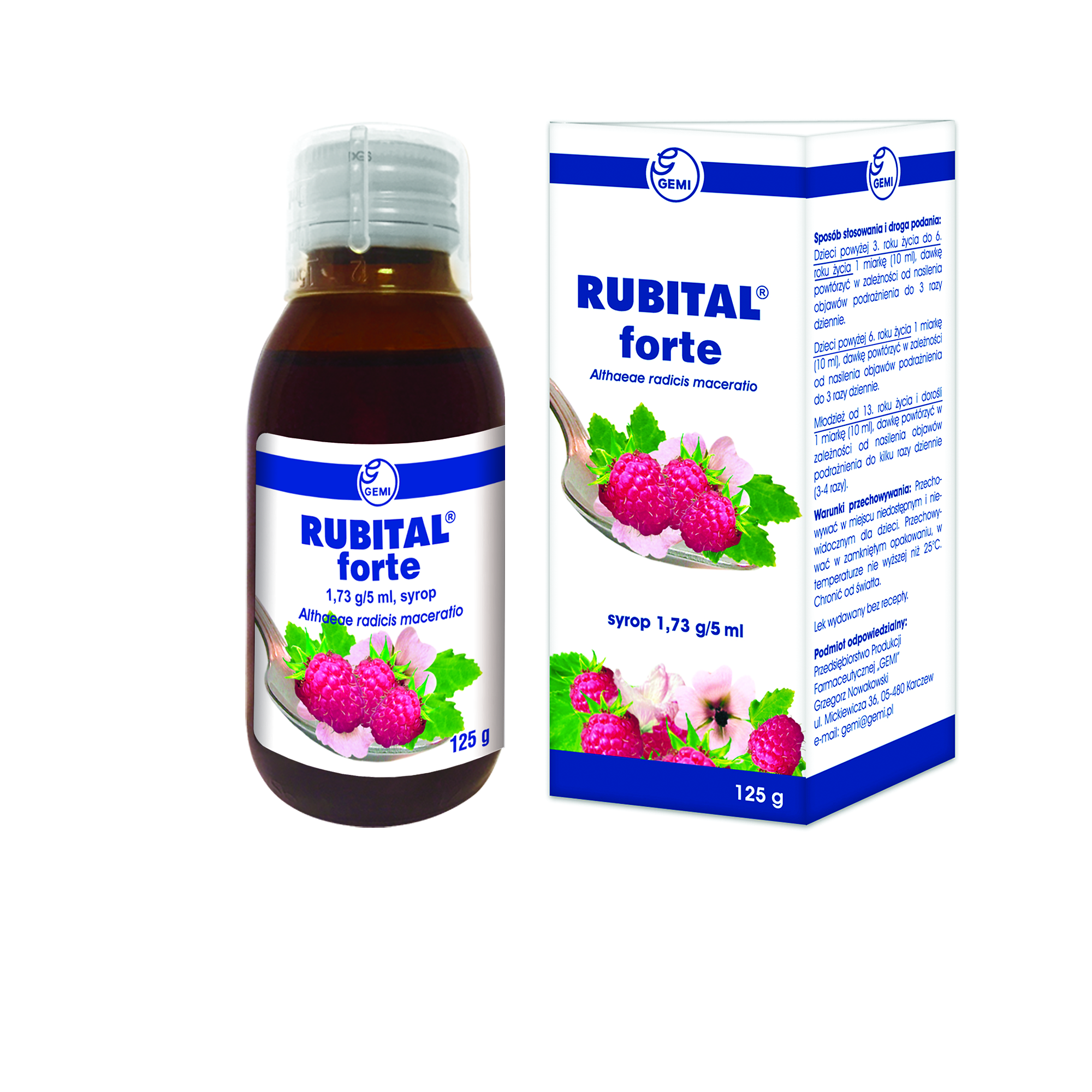 Rubital Forte, syrop, 125 g zdjęcie