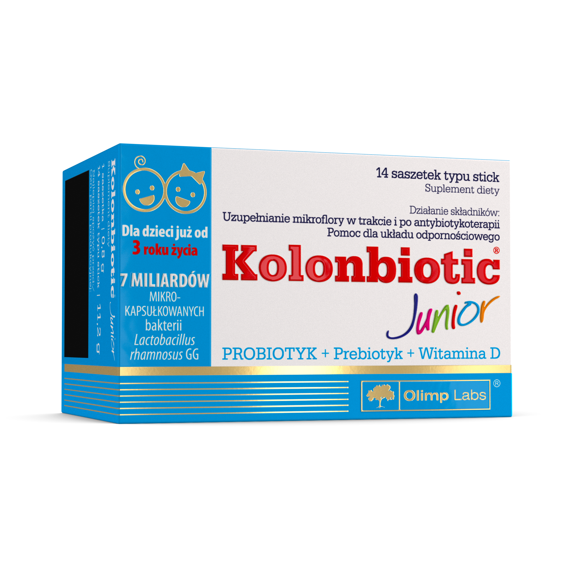 Olimp, Kolonbiotic Junior, 14 saszetek zdjęcie