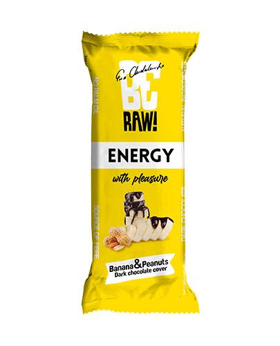 BeRAW! Energy Baton energetyczny Banana&Nuts, banan, orzeszki ziemne, 40 g zdjęcie
