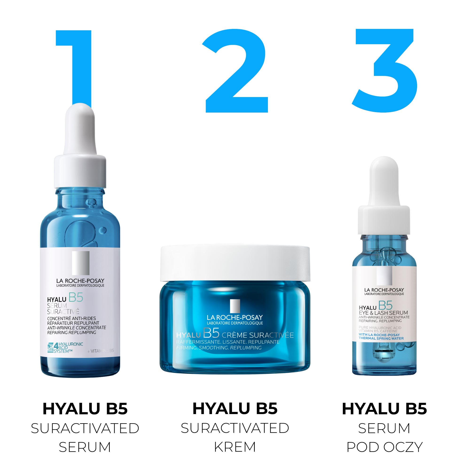 La Roche-Posay, Hyalu B5 Suractivated, serum skoncentrowane serum, regeneracja, ujędrnienie, 30 ml