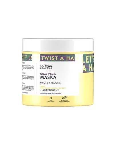 So!Flow, Maska odżywcza do włosów kręconych, melon i aloes, 400 ml zdjęcie