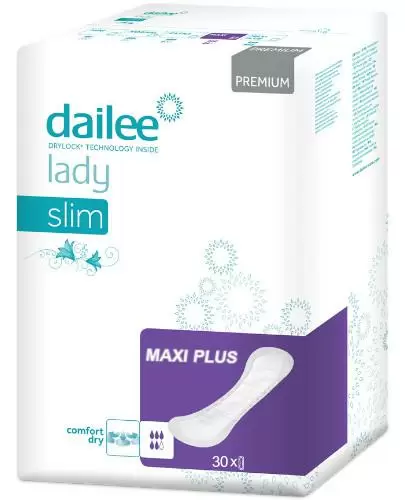 Dailee Lady Slim Premium Maxi Plus wkładki urologiczne 30 sztuk zdjęcie