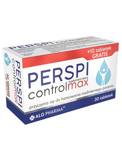 PERSPICONTROL MAX - 40 tabl. Nadmierne pocenie - cena, opinie, właściwości zdjęcie