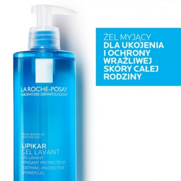 LA ROCHE-POSAY LIPIKAR, żel myjący do twarzy i ciała, 400 ml
