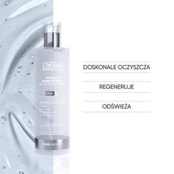 Lbiotica Estetic Clinic Pure Estetic krok 2 żel do mycia twarzy kojąco-nawilżający 200 ml