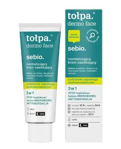 Tołpa Dermo Face Sebio krem normalizujący nawilżający 40 ml zdjęcie