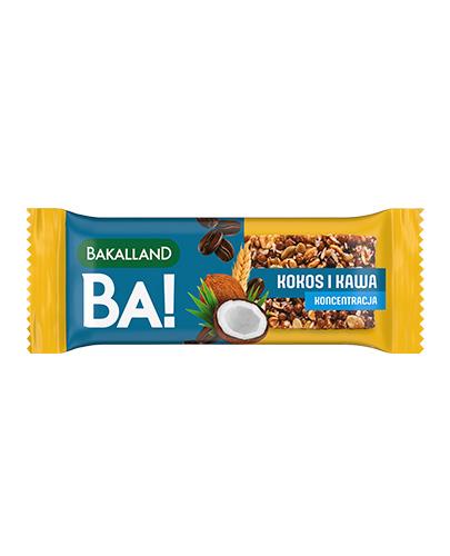 Bakalland BA! Baton zbożowy Kokos i kawa Koncentracja, 35 g zdjęcie