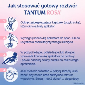 Tantum Rosa 1 mg/ml roztwór dopochwowy 5 x 140 ml
