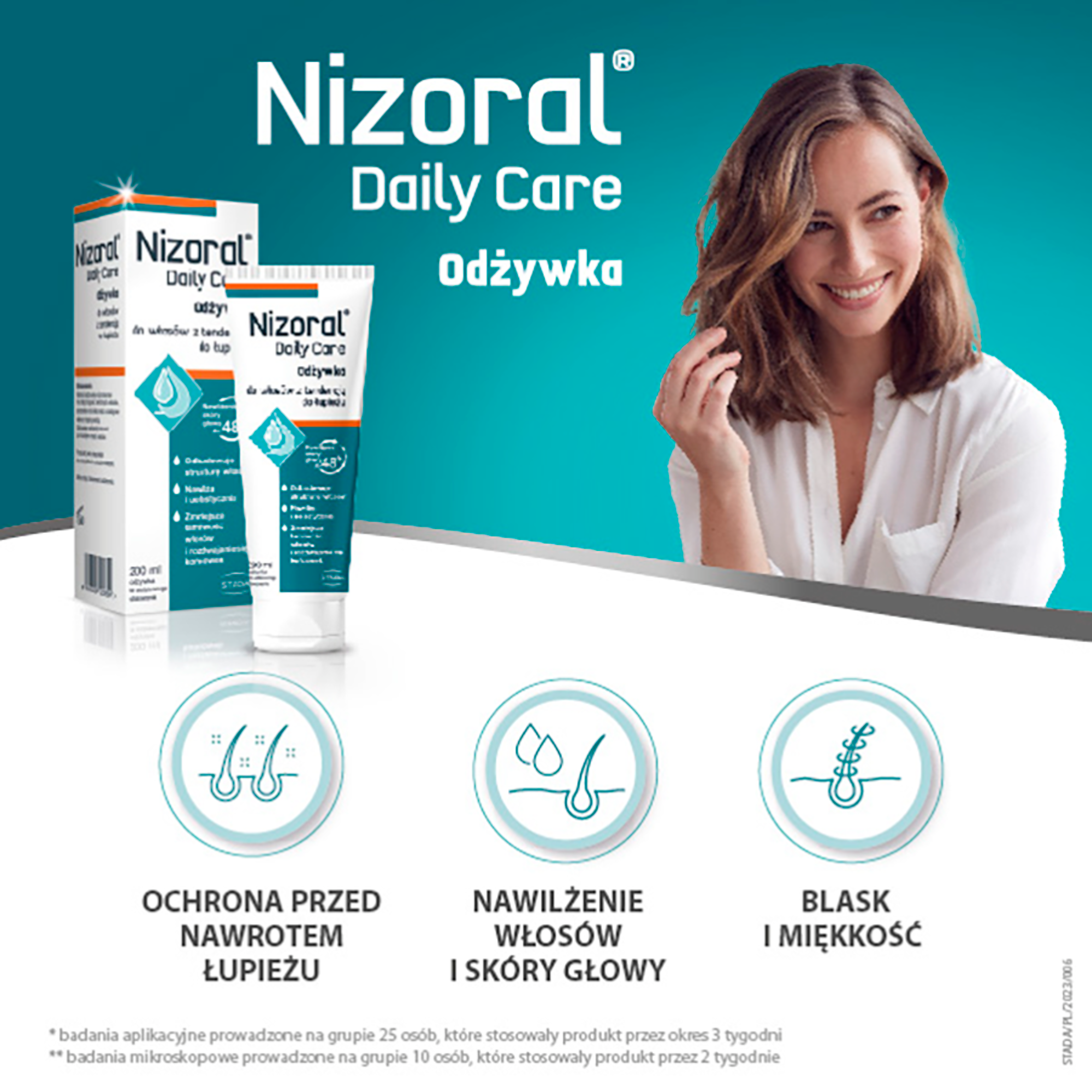 Nizoral Daily Care odżywka do włosów z tendencją do łupieżu 200 ml