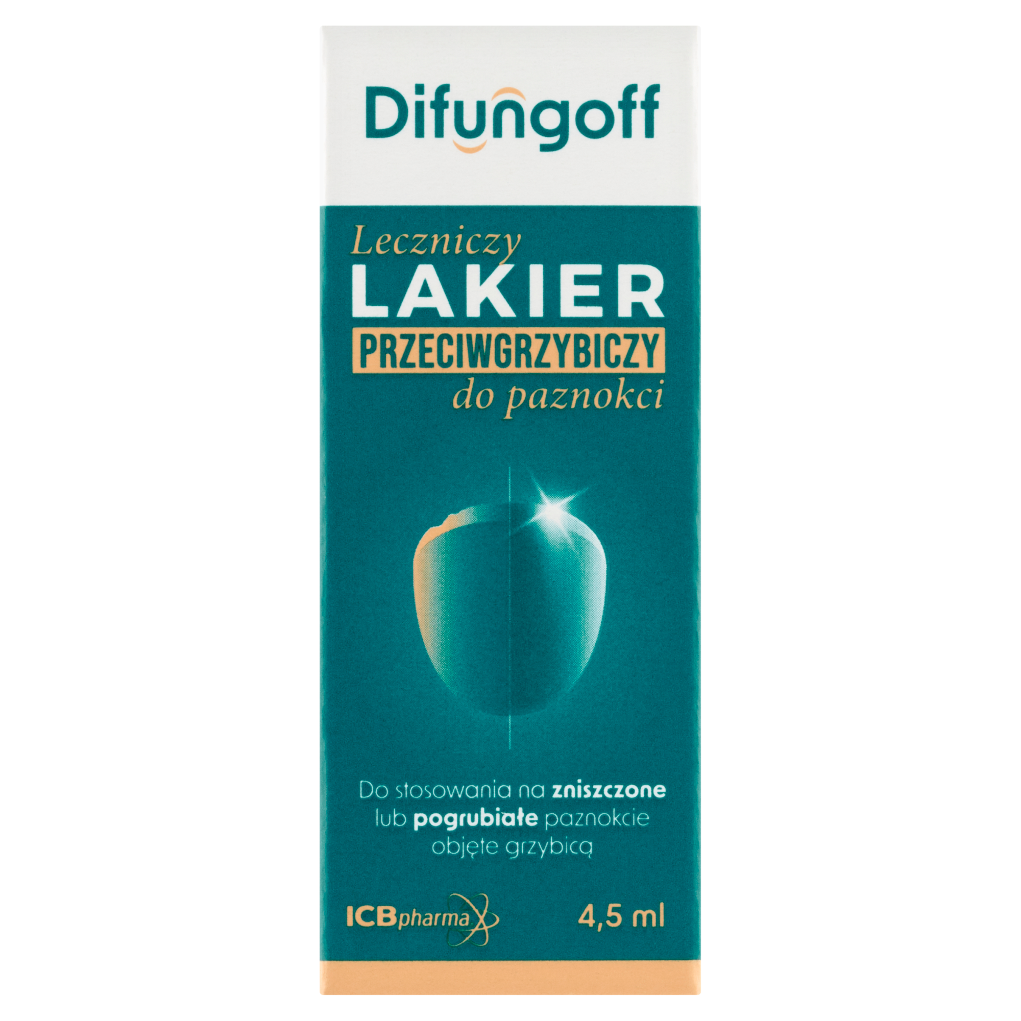 Difungoff, Leczniczy lakier przeciwgrzybiczy do paznokci, 4,5 ml zdjęcie