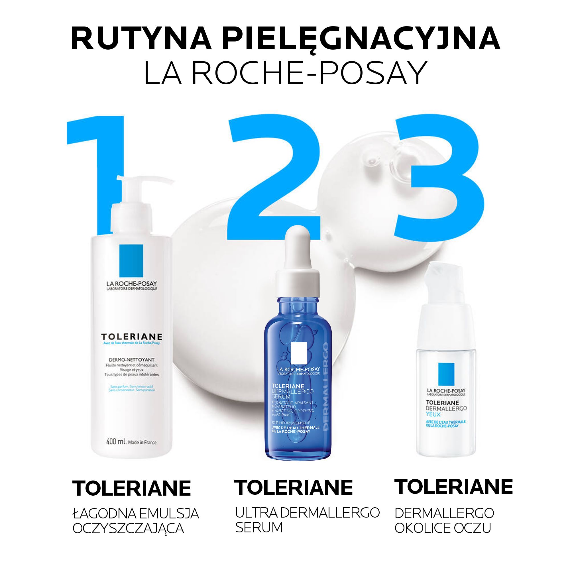 La Roche-Posay, Toleriane Ultra Dermallergo, Kojące serum nawilżające, 30 ml