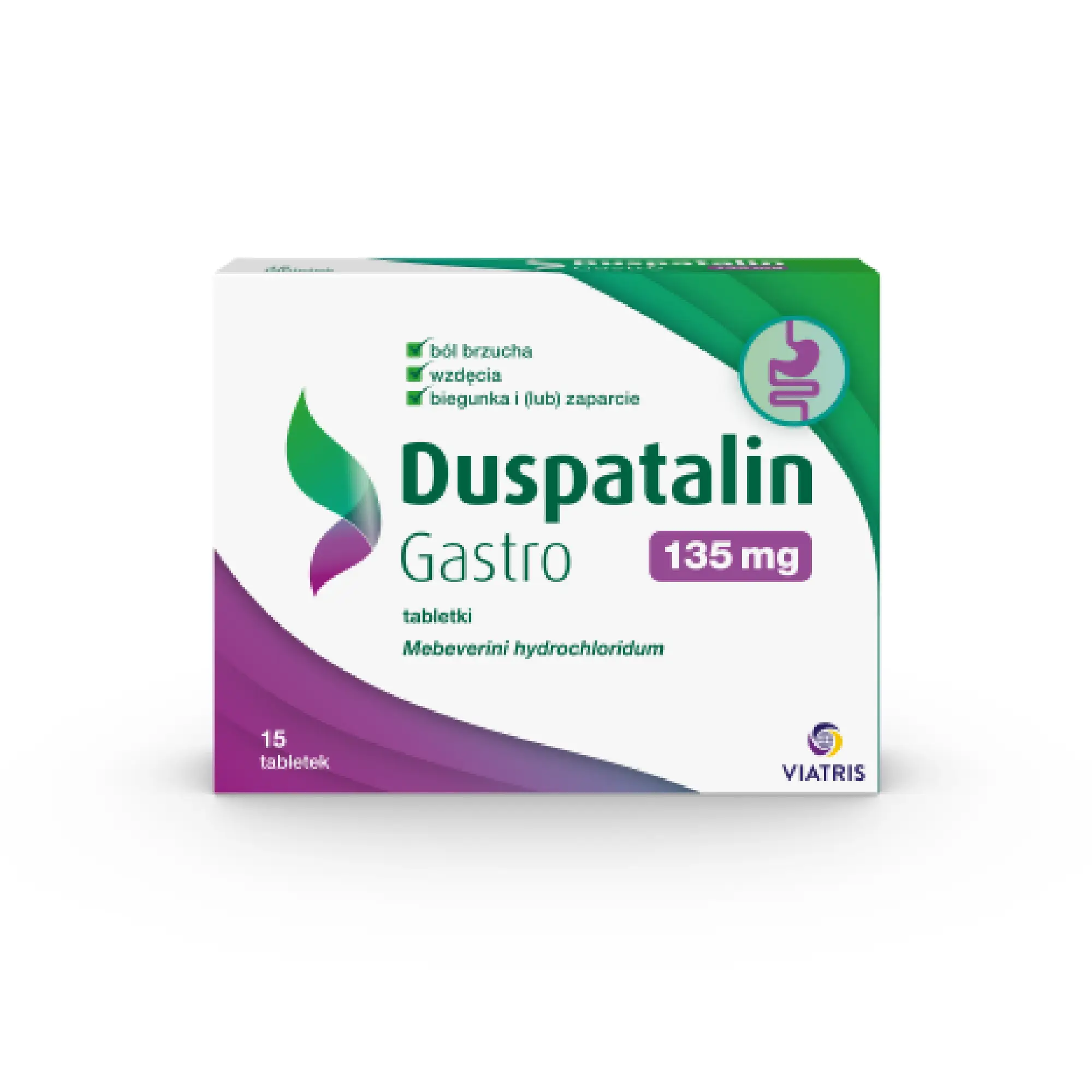 Duspatalin Gastro 135 mg, tabletki, 15 sztuk zdjęcie