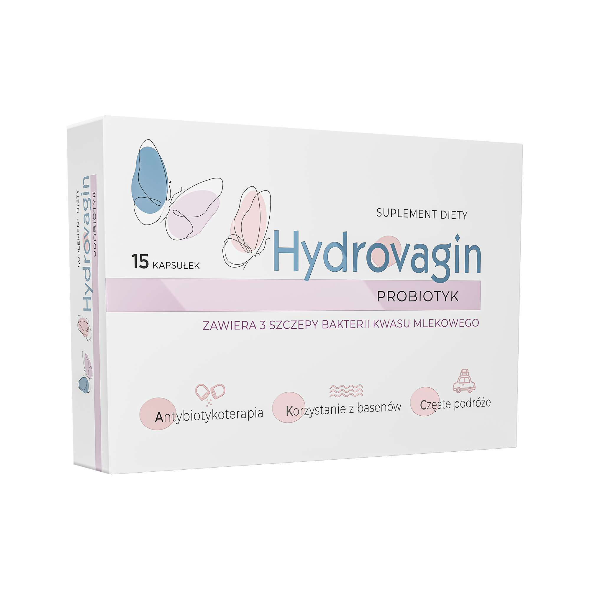 Hydrovagin, probiotyk, kapsułki, 15 sztuk