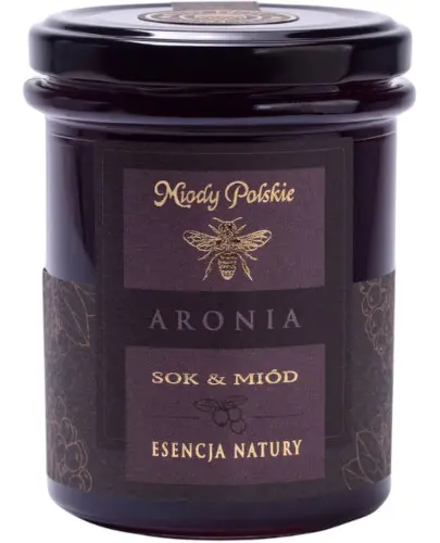 Miody Polskie Sok & Miód Aronia 250 g zdjęcie