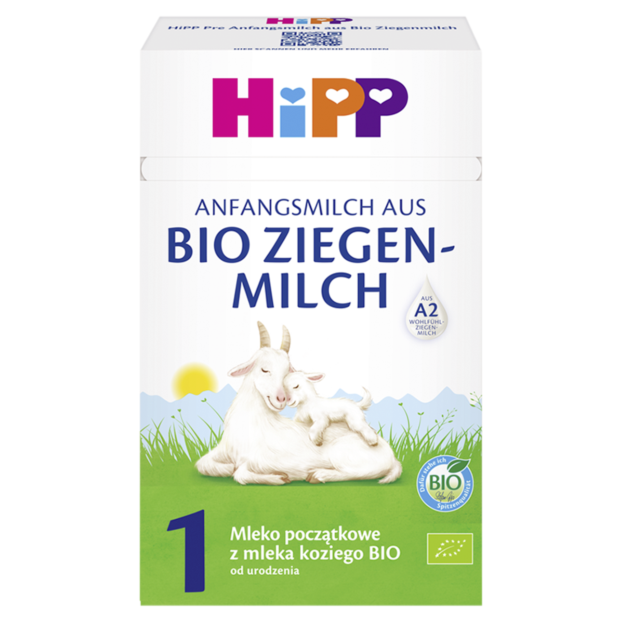 HiPP 1 mleko początkowe z mleka koziego BIO 400 g zdjęcie