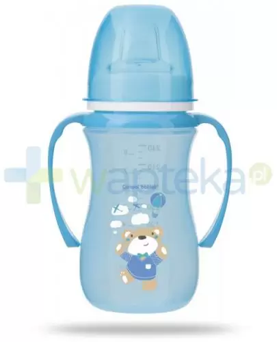 Canpol Babies EasyStart Sweet fun kubek treningowy 6m+ niebieski miś 240 ml [35/208] zdjęcie