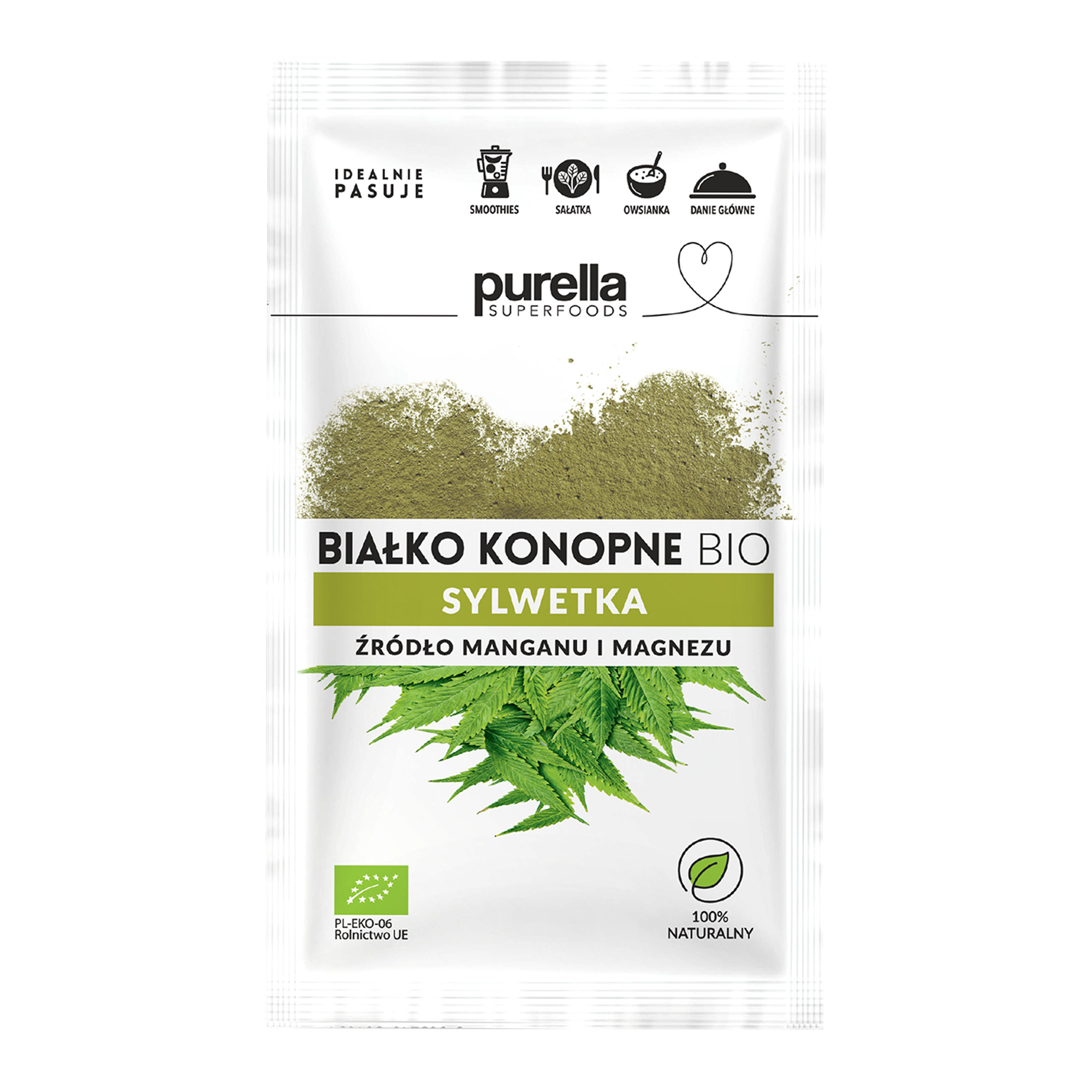 PURELLA Superfoods Białko konopne Bio, 45 g zdjęcie