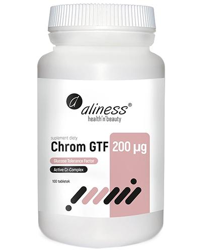 Aliness Chrom GTF Active Cr-Complex 200 µg - 100 tabletek zdjęcie