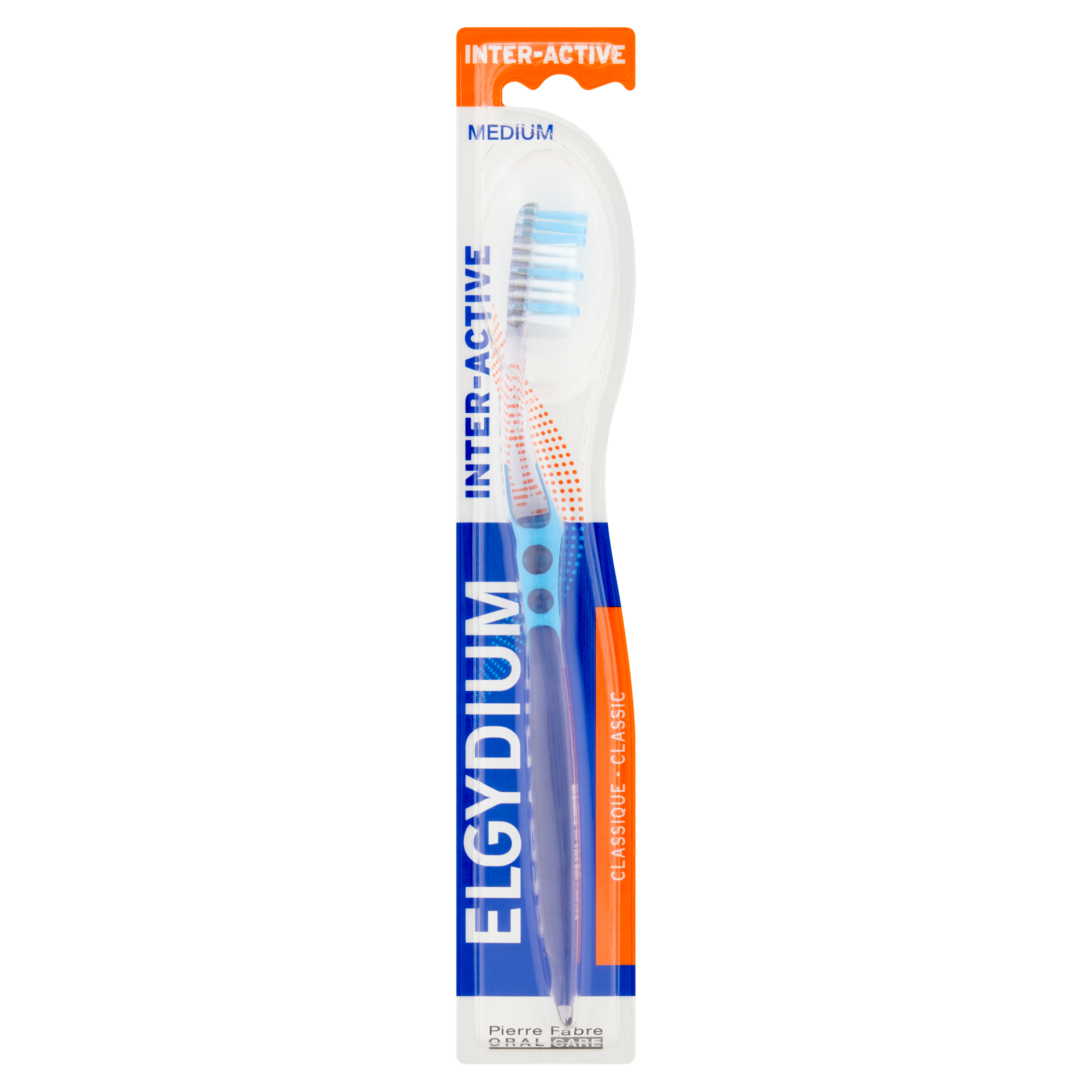 ELGYDIUM INTER-ACTIVE MEDIUM szczotka do zębów - 1 szt. zdjęcie