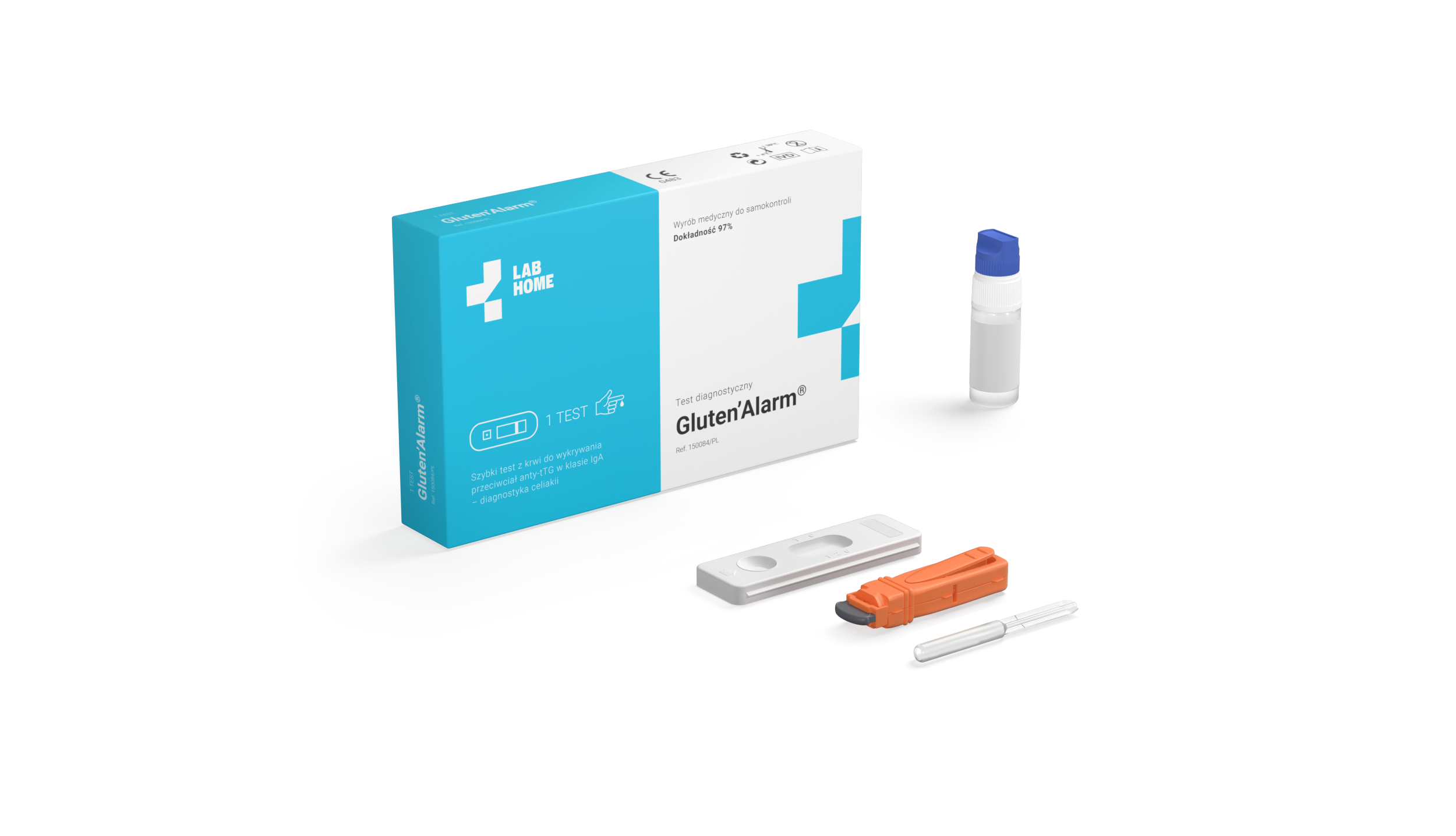 GLUTEN'ALARM Szybki test do diagnostyki celiakii, 1 sztuka
