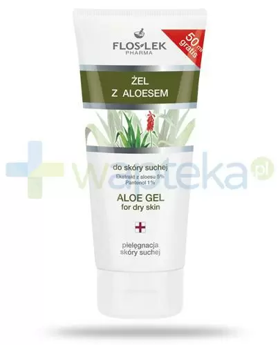 Flos-Lek Pielęgnacja skóry suchej żel z aloesem 200 ml zdjęcie