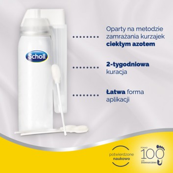 SCHOLL Spray do usuwania kurzajek i brodawek - 1 szt.