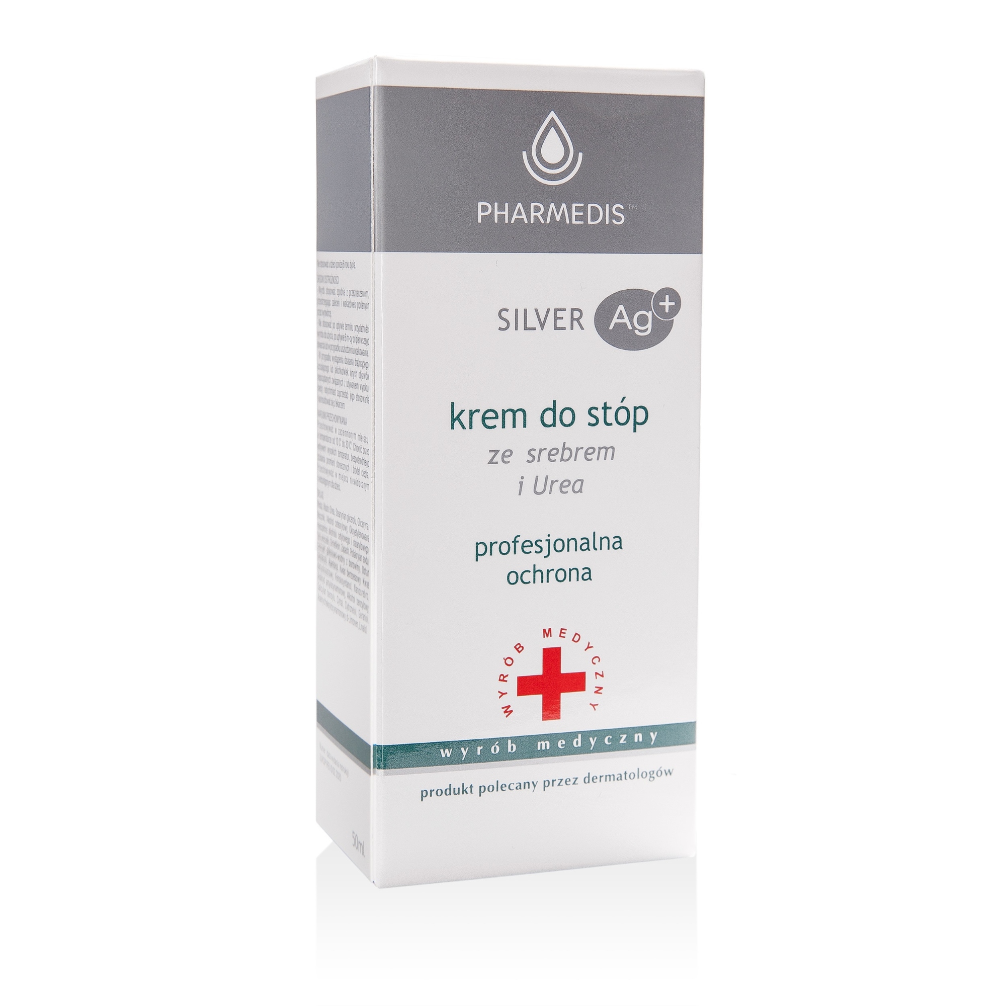 Pharmedis krem do stóp z nanosrebrem i urea 50 ml zdjęcie