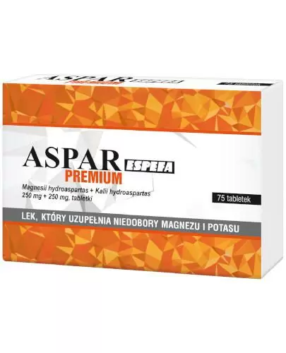 Aspar Espefa Premium, 75 tabletek, 250 mg + 250 mg zdjęcie