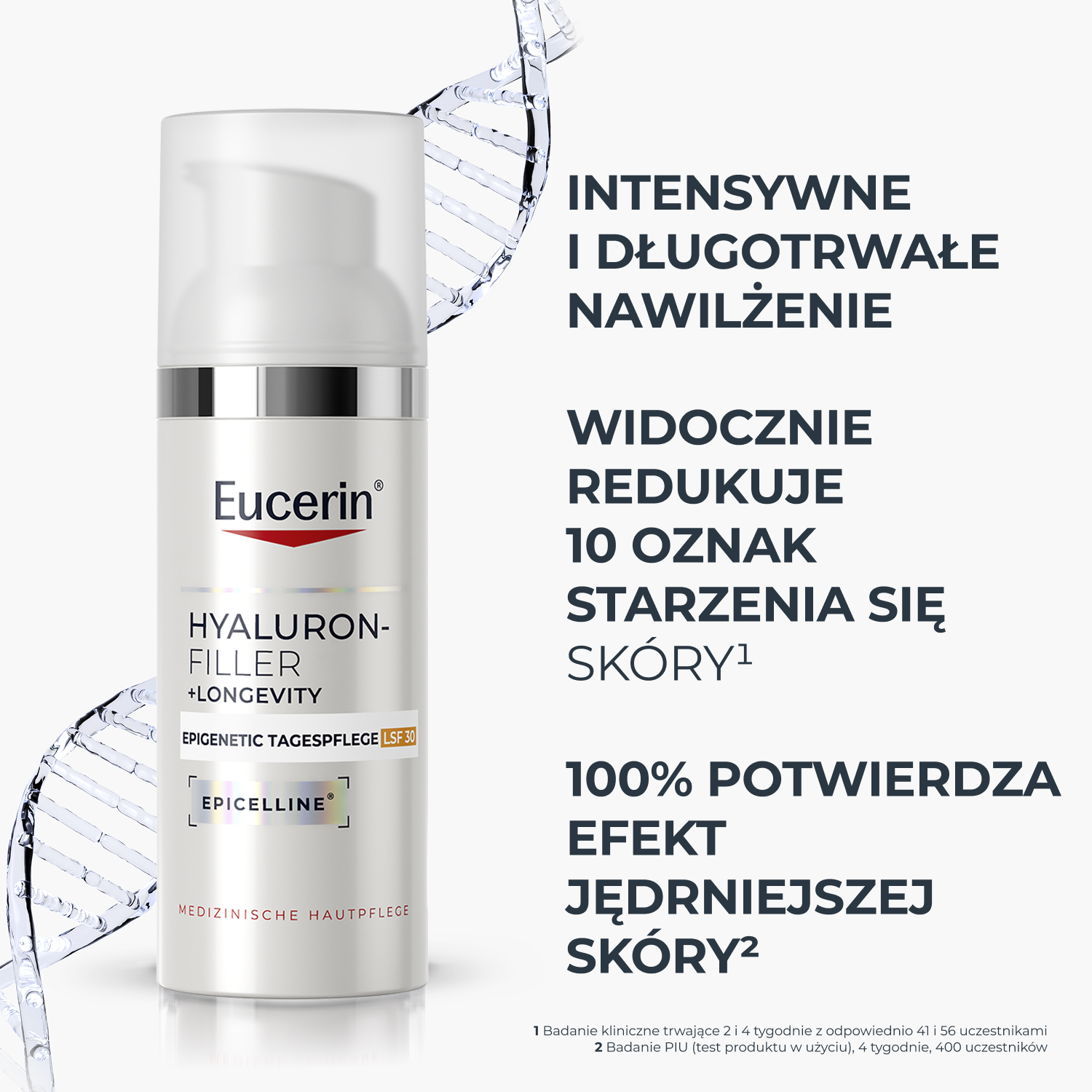 Eucerin Hyaluron-Filler + Longevity Epigenetic krem na dzień 30, 50 ml