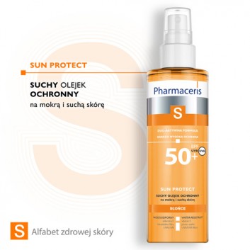 Pharmaceris S Sun Protect suchy olejek ochronny SPF50+ do ciała 200 ml