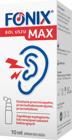 Fonix Ból Uszu Max, spray do uszu, 10 ml zdjęcie