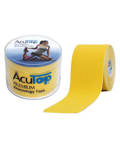 AcuTop Premium Kinesiology Tape 5 cm x 5 m żółty, 1 sztuka, cena, opinie, wskazania zdjęcie
