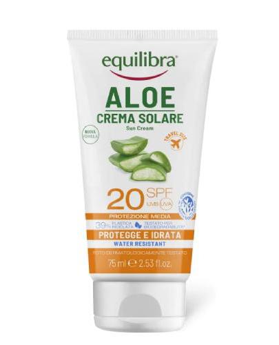 Equilibra Aloesowy Krem przeciwsłoneczny SPF 20 UVA, UVB, 75 ml zdjęcie