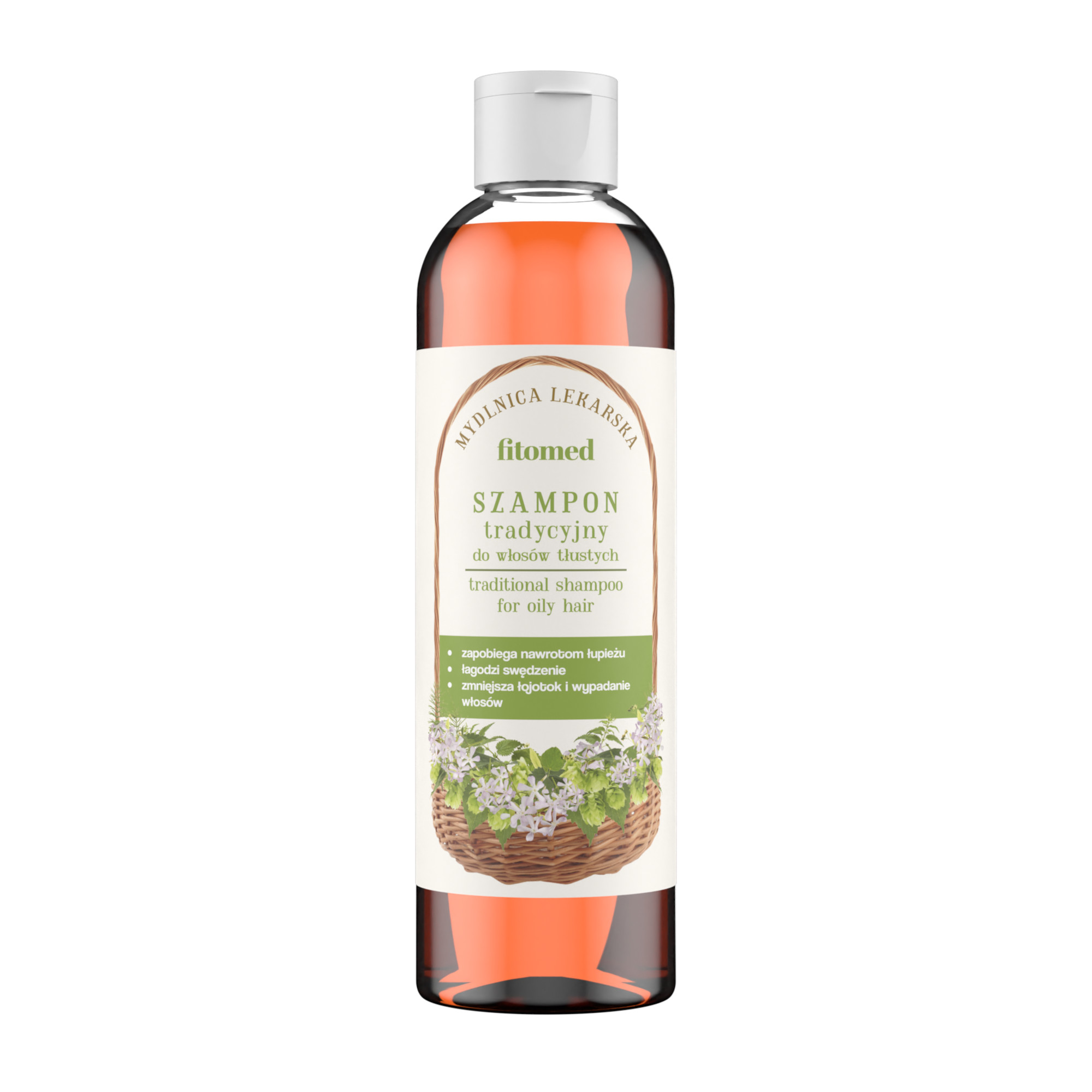 Fitomed, tradycyjny szampon do włosów tłustych Mydlnica lekarska, 250 ml zdjęcie