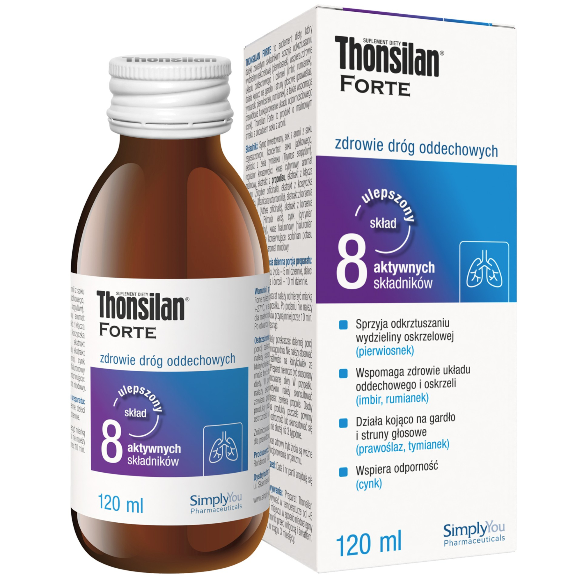 Thonsilan Forte syrop, 120 ml zdjęcie