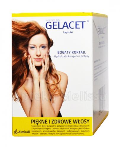 GELACET, Piękne i zdrowe włosy, 120 kapsułek zdjęcie