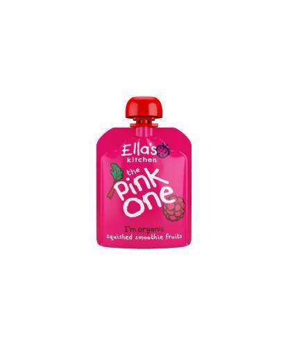 Ella's Kitchen BIO PINK ONE smoothie owocowe z rabarbarem dla dzieci po 6. miesiącu życia, 90 g zdjęcie