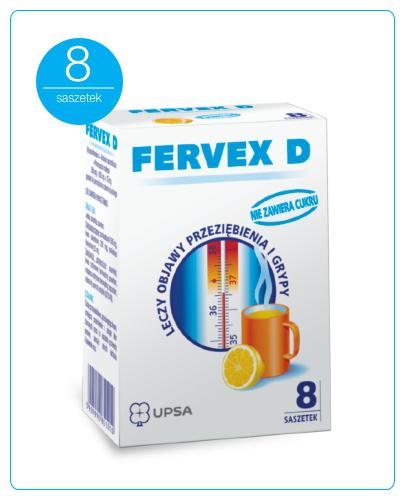 FERVEX D, saszetki, 8 sztuk  zdjęcie