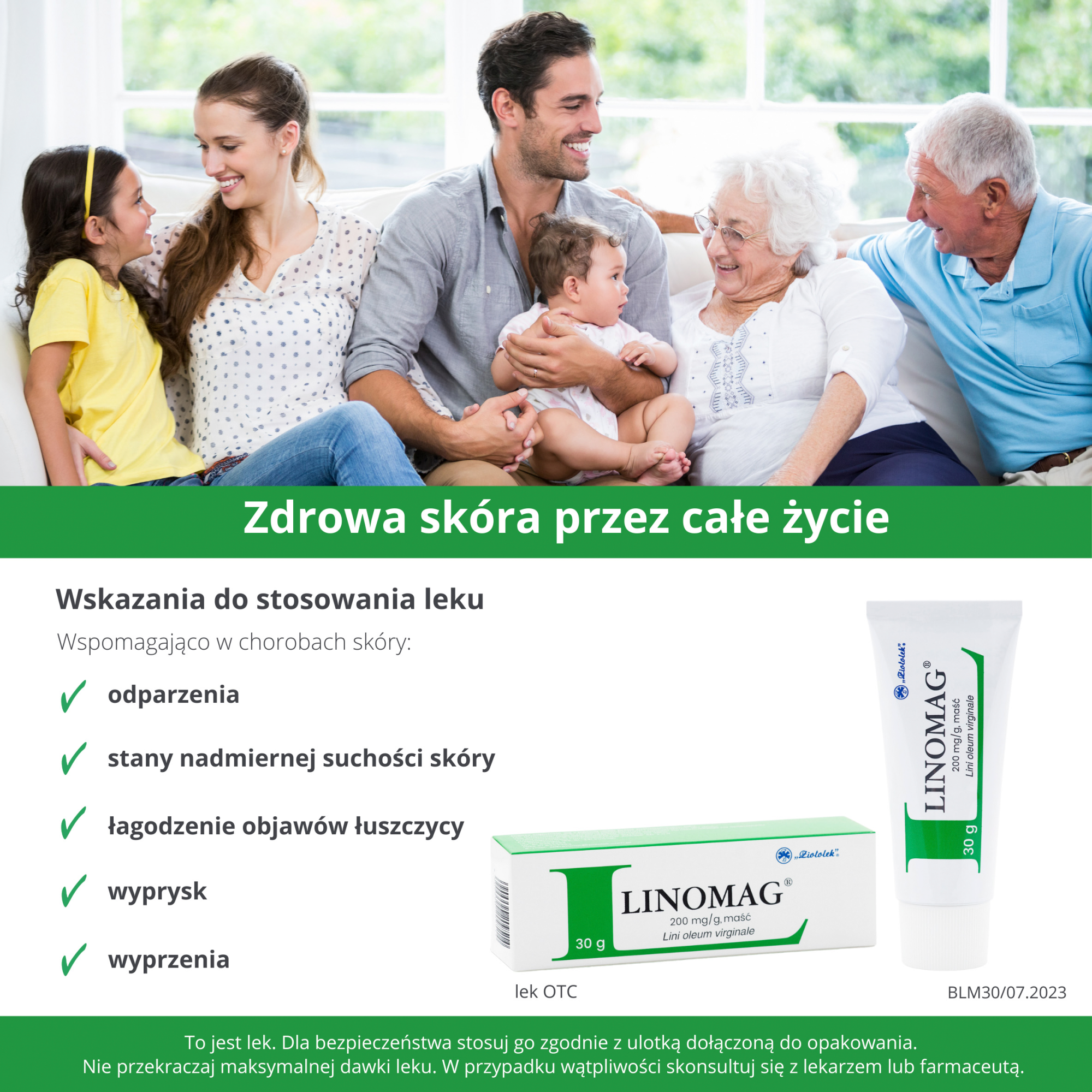 Linomag 200mg/g maść na bazie oleju lnianego 30 g