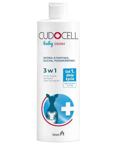 Cudocell Baby Derm 3 w 1 Żel do mycia, szampon i płyn do kąpieli, 400 ml zdjęcie