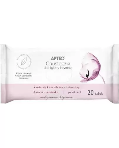Apteo chusteczki do higieny intymnej 20 sztuk zdjęcie