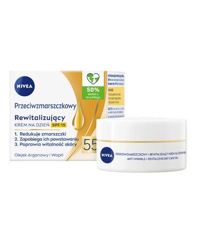 NIVEA Rewitalizujący krem na dzień SPF 15 przeciwzmarszczkowy 55+, 50 ml zdjęcie