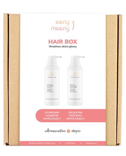Eeny Meeny Hair Box Zestaw Ochronny szampon nawilżający - 200 ml + Delikatna odżywka nawilżająca - 200 ml  - cena, opinie, wskazania zdjęcie