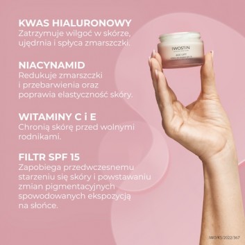 Iwostin Age Lift Krem na dzień dla skóry normalnej SPF15, 50 ml, cena, opinie, właściwości