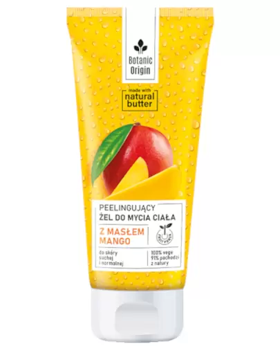 Ideepharm Peelingujący Żel do mycia ciała z masłem mango do skóry suchej i normalnej 200 ml zdjęcie